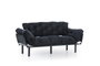 Atelier Del Sofa Nitta Triple - Sofá cama de 3 plazas Negro
